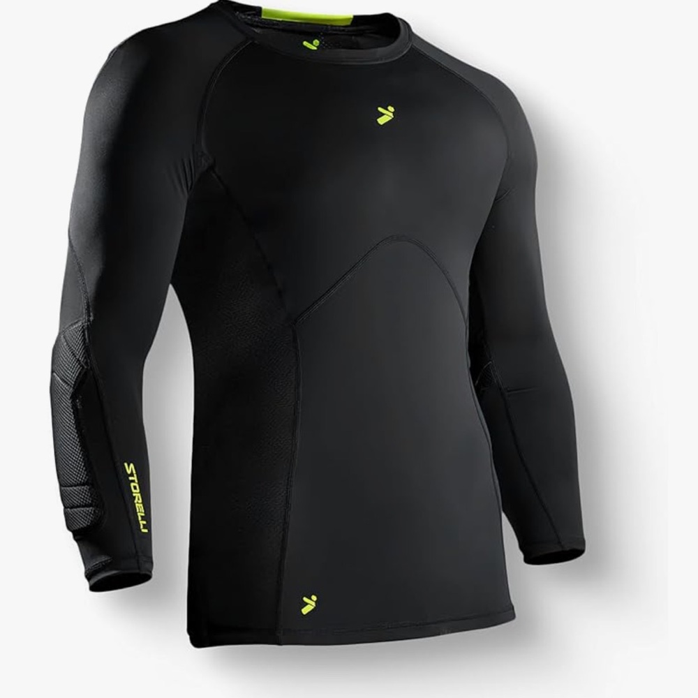Men's Black Sports Shirt with arm padding (I’m not an athlete, obviously)